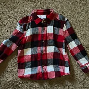 Toddler boys flannel